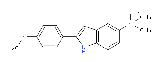 N-methyl-4-(5-(trimethylstannyl)-1H-indol-2-yl)aniline