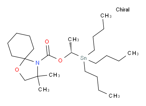 (S)-1-(tributylstannyl)ethyl 3,3-dimethyl-1-oxa-4-azaspiro[4.5]decane-4-carboxylate