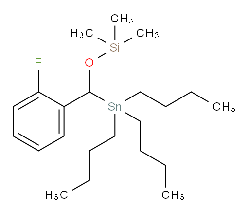 ((2-fluorophenyl)(tributylstannyl)methoxy)trimethylsilane