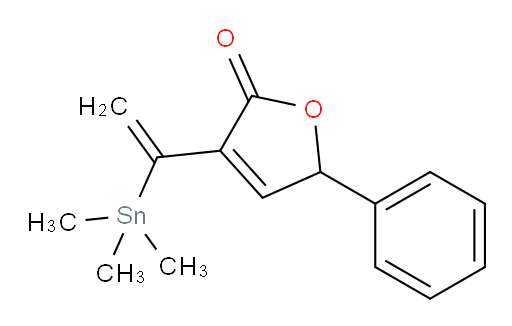 5-苯基-3-(1-(三甲基锡基)乙烯基)呋喃-2(5H)-酮