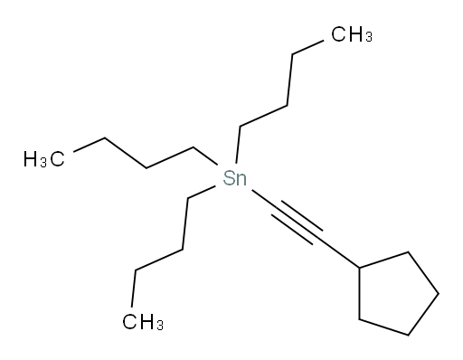 tributyl(cyclopentylethynyl)stannane