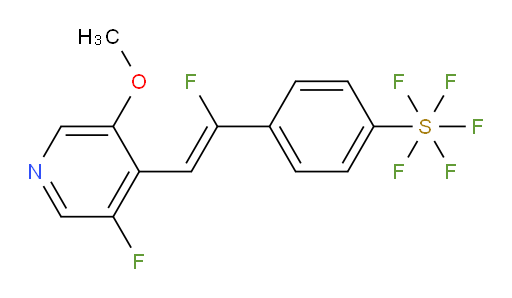 (Z)-4-(1-fluoro-2-(3-fluoro-5-methoxypyridin-4-yl)vinyl)(pentafluoromercapto)benzene