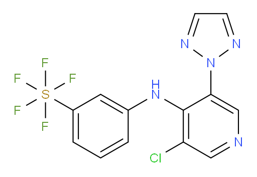 3-((3-chloro-5-(2H-1,2,3-triazol-2-yl)pyridin-4-yl)amino)(pentafluoromercapto)benzene