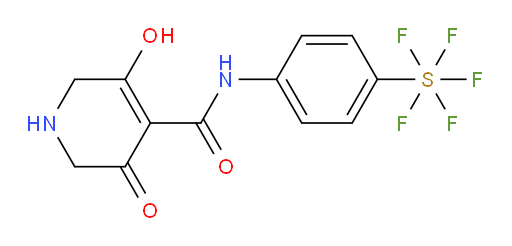 5-hydroxy-N-(4-(pentafluoromercapto)phenyl)-3-oxo-1,2,3,6-tetrahydropyridine-4-carboxamide
