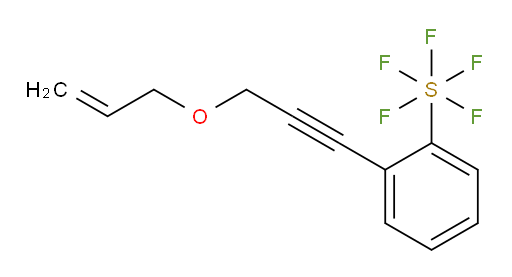 2-(3-(allyloxy)prop-1-yn-1-yl)(pentafluoromercapto)benzene