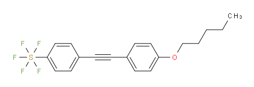[4-[[4-(pentyloxy)phenyl]ethynyl]phenyl]-sulfur pentafluoride