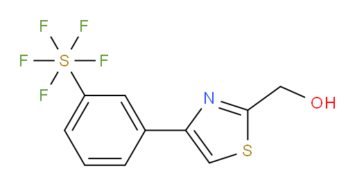 [3-[2-(hydroxymethyl)-4-thiazolyl]phenyl]sulfur pentafluoride