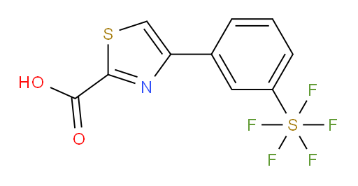 4-(3-(pentafluoromercapto)phenyl)thiazole-2-carboxylic acid
