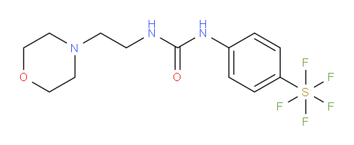 1-(4-(pentafluoromercapto)phenyl)-3-(2-morpholinoethyl)urea