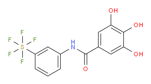 [3-[(3,4,5-trihydroxybenzoyl)amino]phenyl]sulfur pentafluoride