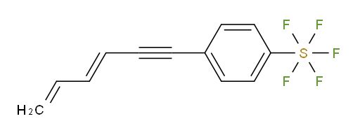 (E)-4-(hexa-3,5-dien-1-yn-1-yl)(pentafluoromercapto)benzene