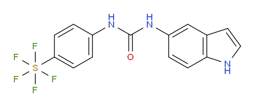 [4-[[(1H-indol-5-ylamino)carbonyl]amino]phenyl]sulfur pentafluoride