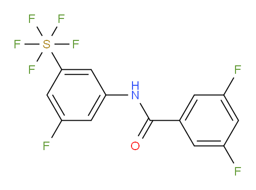 [3-[(3,5-Difluorobenzoyl)amino]-5-fluorophenyl]sulfur pentafluoride