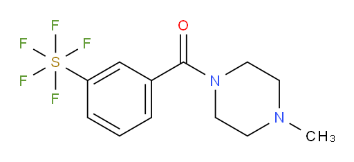 (3-(pentafluoromercapto)phenyl)(4-methylpiperazin-1-yl)methanone