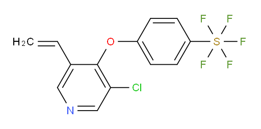 4-((3-chloro-5-vinylpyridin-4-yl)oxy)(pentafluoromercapto)benzene