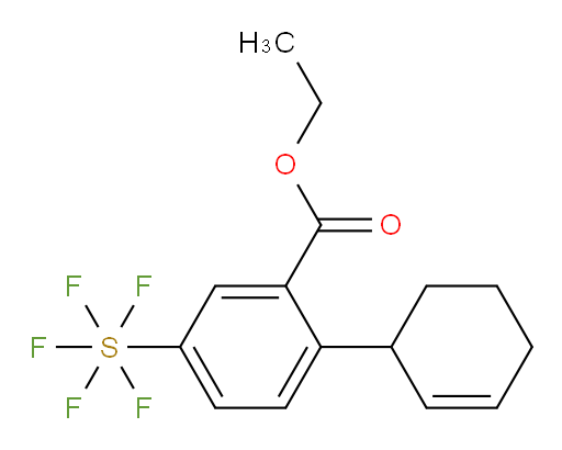 [4-(2-Cyclohexen-1-yl)-3-(ethoxycarbonyl)phenyl]sulfur pentafluoride