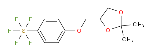 [4-[(2,2-Dimethyl-1,3-dioxolan-4-yl)methoxy]phenyl]sulfur pentafluoride