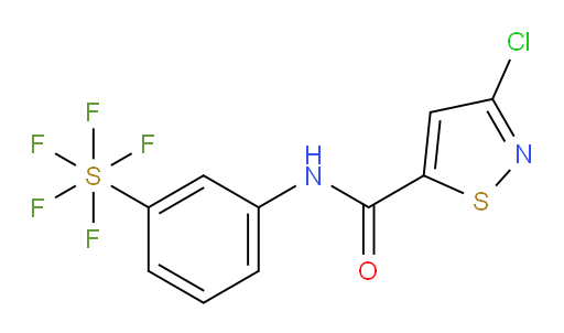 [3-[[(3-Chloro-5-isothiazolyl)carbonyl]amino]phenyl]sulfur pentafluoride