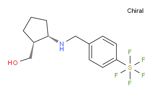 ((1R,2S)-2-((4-(pentafluoromercapto)benzyl)amino)cyclopentyl)methanol