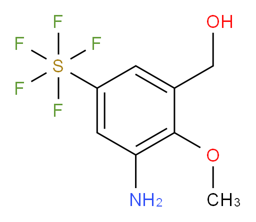 [3-amino-5-(hydroxymethyl)-4-methoxyphenyl]sulfur pentafluoride
