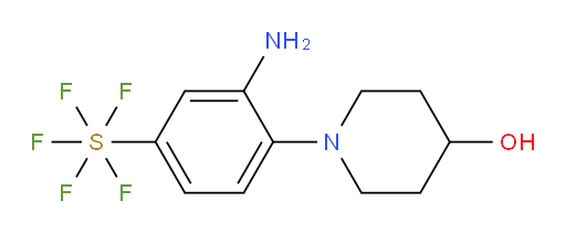 [3-Amino-4-(4-hydroxy-1-piperidinyl)phenyl]sulfur pentafluoride