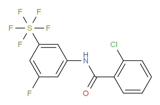 [3-[(2-Chlorobenzoyl)amino]-5-fluorophenyl]sulfur pentafluoride