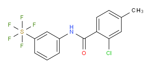 [3-[(2-Chloro-4-methylbenzoyl)amino]phenyl]sulfur pentafluoride