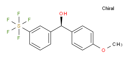 (S)-(3-(pentafluoromercapto)phenyl)(4-methoxyphenyl)methanol