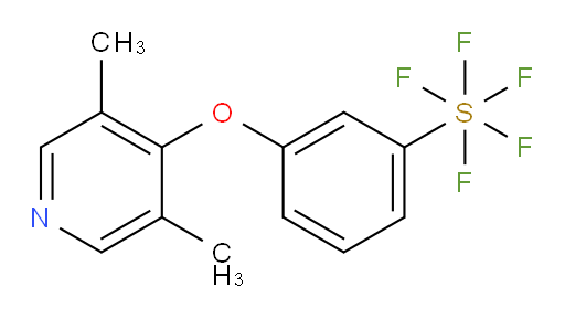 3-((3,5-dimethylpyridin-4-yl)oxy)(pentafluoromercapto)benzene