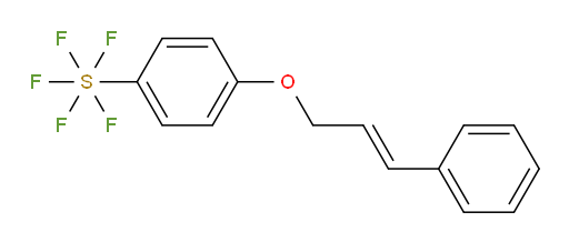 [4-[[(2E)-3-phenyl-2-propen-1-yl]oxy]phenyl]sulfur pentafluoride