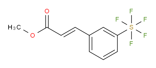 [3-[(1E)-3-methoxy-3-oxo-1-propenyl]phenyl]-sulfur pentafluoride