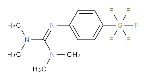 2-(4-(pentafluoromercapto)phenyl)-1,1,3,3-tetramethylguanidine