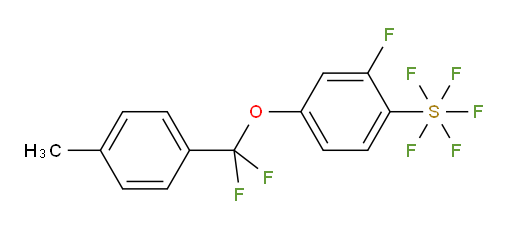 [4-[difluoro(4-methylphenyl)methoxy]-2-fluorophenyl]sulfur pentafluoride