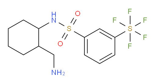 [3-[[[2-(Aminomethyl)cyclohexyl]amino]sulfonyl]phenyl]sulfur pentafluoride
