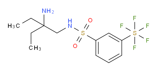[3-[[(2-Amino-2-ethylbutyl)amino]sulfonyl]phenyl]sulfur pentafluoride