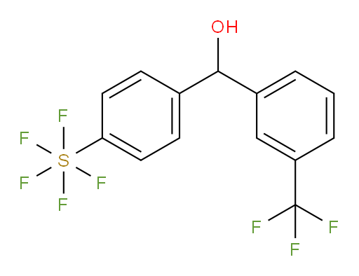 (4-(pentafluoromercapto)phenyl)(3-(trifluoromethyl)phenyl)methanol