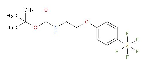 [4-[2-[[(1,1-Dimethylethoxy)carbonyl]amino]ethoxy]phenyl]sulfur pentafluoride