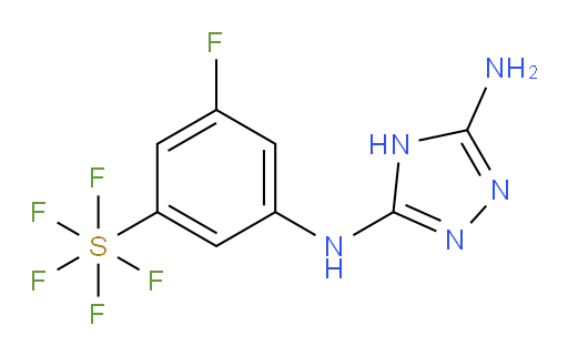 [3-[(3-Amino-1H-1,2,4-triazol-5-yl)amino]-5-fluorophenyl]sulfur pentafluoride