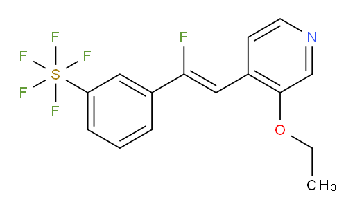 (Z)-3-(2-(3-ethoxypyridin-4-yl)-1-fluorovinyl)(pentafluoromercapto)benzene