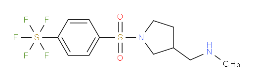 [4-[[3-[(methylamino)methyl]-1-pyrrolidinyl]sulfonyl]phenyl]sulfur pentafluoride