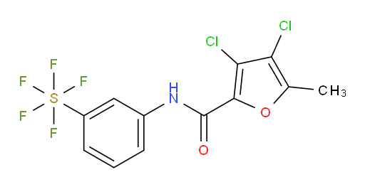 [3-[[(3,4-Dichloro-5-methyl-2-furanyl)carbonyl]amino]phenyl]sulfur pentafluoride