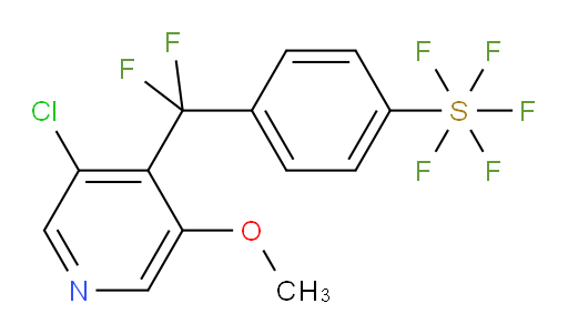 4-((3-chloro-5-methoxypyridin-4-yl)difluoromethyl)(pentafluoromercapto)benzene