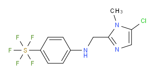 [4-[[(5-Chloro-1-methyl-1H-imidazol-2-yl)methyl]amino]phenyl]sulfur pentafluoride