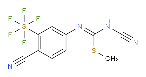 [2-Cyano-5-[[(Z)-(cyanoimino)(methylthio)methyl]amino]phenyl]sulfur pentafluoride