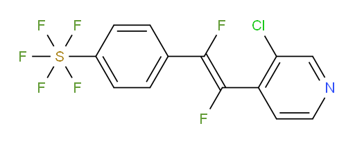 (E)-4-(2-(3-chloropyridin-4-yl)-1,2-difluorovinyl)(pentafluoromercapto)benzene