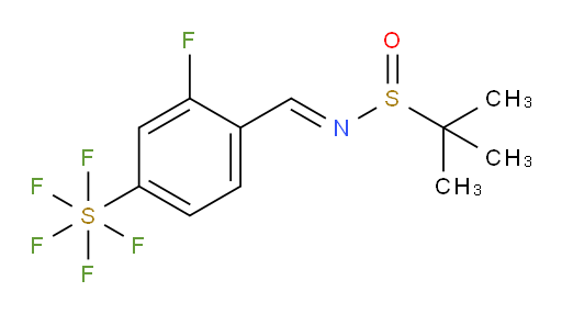 [4-[[[(1,1-Dimethylethyl)sulfinyl]imino]methyl]-3-fluorophenyl]sulfur pentafluoride