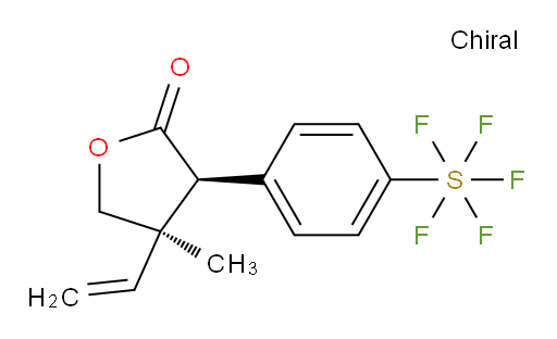 (3S,4R)-3-(4-(pentafluoromercapto)phenyl)-4-methyl-4-vinyldihydrofuran-2(3H)-one