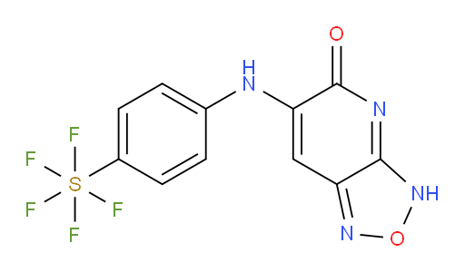 6-((4-(pentafluoromercapto)phenyl)amino)-[1,2,5]oxadiazolo[3,4-b]pyridin-5(3H)-one