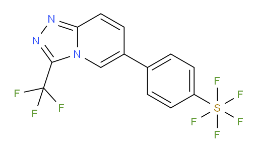 [4-[3-(trifluoromethyl)-1,2,4-triazolo[4,3-a]pyridin-6-yl]phenyl]sulfur pentafluoride