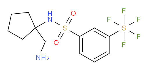 [3-[[[1-(Aminomethyl)cyclopentyl]amino]sulfonyl]phenyl]sulfur pentafluoride
